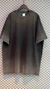 Design Custom Logo Men's Mineral Vintage <b>Blank</b> T-Shirt Heavy <b>Weight</b> Acid Wash Oversized Silk Screen Printed Shaka Color - Product Image 6