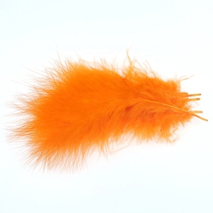 Mosca che lega la piuma di marabù di tacchino per lo Streamer Fly Jig Bugger lanoso sanguisuga mosca che lega la piuma colorante - Product Image 4
