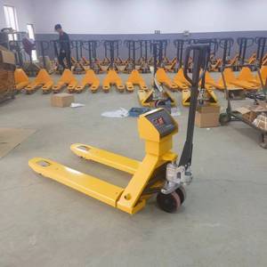 รถยกพาเลทแบบแมนนวล CJLIFT ขายดี พร้อมเครื่องชั่งน้ำหนัก รถยกพาเลท 3000 กก. - Product Image 6