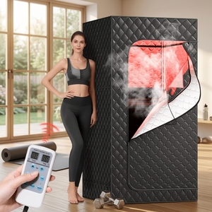 Carpa de Sauna Infrarroja Portátil para Exteriores, Cabina de Vapor Seco, Diseño Aislado, Uso Doméstico para Bienestar - Product Image 1
