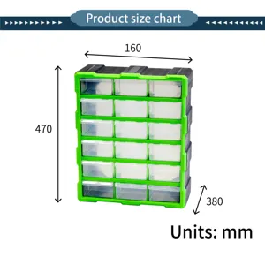 China Home Tool Box Kunststoff-Aufbewahrung organisator