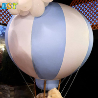 Grande montgolfière Énorme montgolfière gonflable de 5 pieds pour garçons Ballons de décoration d'anniversaire