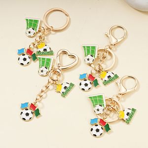 Llavero Creativo de Aleación con Diseño de Balón de Fútbol, Trofeo de Fútbol, Camiseta de Fútbol, Llavero Conmemorativo, Mini Colgante para Bolsa, Regalos para Aficionados al Deporte - Product Image 2