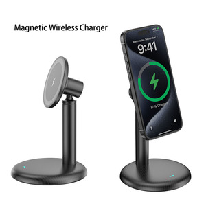 Cargadores Inalámbricos Magnéticos de 15W para iPhone 16 15 14 13 Pro Max Xiaomi Samsung, Cargador Rápido con Soporte para Teléfono Móvil, Novedad 2026 - Product Image 1