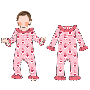 热销高品质个性简约精品竹子敞篷婴儿睡衣儿童双向拉链 - Product Image 6