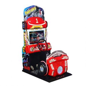 เครื่องเกมแข่งรถแบบมีเก้าอี้เคลื่อนไหว เกมจำลองการขับรถในรูปแบบรถแข่งสไตล์เอาท์รัน ความเร็วสูง - Product Image 2