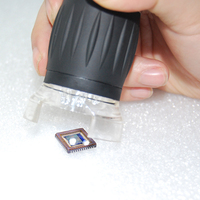 8 LED Illumination Portable USB Microscope 5mm Working Distance 1280x1024 Resolution 30fps Frame Rate for Soldering Electronics