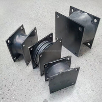 Amortiguador de Vibraciones de Goma y Metal de 180*180*100mm para Control de Vibraciones y Ruido en Maquinaria, Certificado ISO9001, SGS, FDA