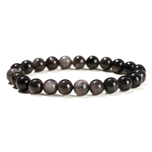 6/8/10mm 300 + SKU Bracelet <span class=keywords><strong>en</strong></span> améthyste simple <span class=keywords><strong>en</strong></span> gros-Perles de pierres précieuses d'améthyste violette à une rangée pour un usage quotidien - Product Image 4
