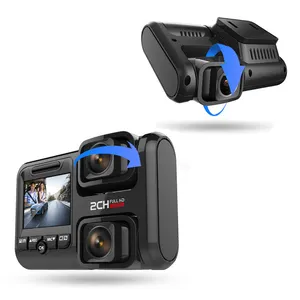 Wifi Dual Lens Binnen Buiten Auto Opname Dash Cam Dvr Voor Uber Taxi Auto