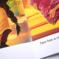 Impression de livres pour enfants personnalisés de haute qualité, couverture souple couleur, livres d'histoires illustrées en anglais pour enfants, papier d'art