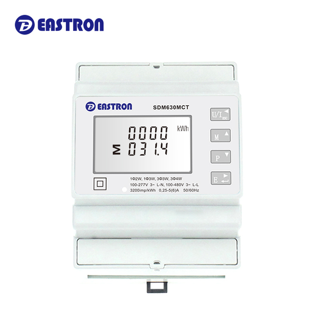 SDM630MCT - Lora Three Phase DIN Rail Smart Energy Meter Lorawan Power Electric Meter Wireless Smart Meter