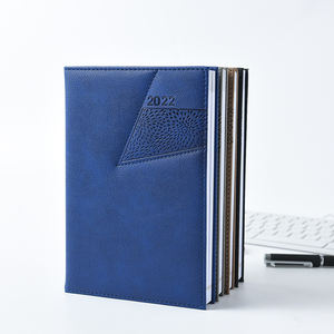 Suministros de oficina A5 A4 Diario Académico <span class=keywords><strong>2022</strong></span> <span class=keywords><strong>Calendario</strong></span> Agenda de cuero Planificador diario Cuaderno mensual de tapa dura - Product Image 1