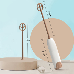 Frullino per latte elettrico a mano frullino per uova rotativo automatico crema per Cappuccino da caffè frusta e frusta in miscela schiumosa miscelatore da cucina agitatore - Product Image 2