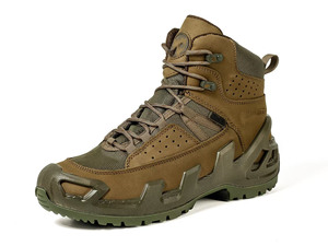 Bottes tactiques montantes TSB07 pour sports de plein air, camouflage marron café, imperméables et anti-perforation - Product Image 4