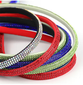 2025 sıcak satış Diamante halat tarzı Strass dekorasyon ile suni elmas zincir ayakkabı aksesuarı - Product Image 3