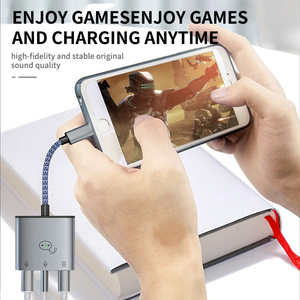 Hoofdtelefoon Opladen 3 In 1 Adapter Met 3.5Mm Call Audio Jack En 2.4a Oplaadpoort Voor Iphone Oortelefoon Splitter Converter - Product Image 5