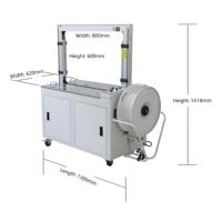 Machine électrique de cerclage en plastique PP entièrement automatique pour l'emballage de boîtes en carton