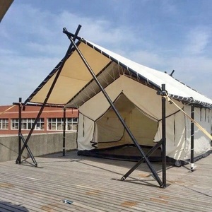 Commercio all'ingrosso 100% del cotone 4m 5m 6m <span class=keywords><strong>7m</strong></span> di Tela Sahara tenda yurta con doppia porta - Product Image 1