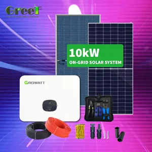 10KW 230V สําหรับระบบไฟฟ้าบนชั้นดาดฟ้าระบบไฟฟ้าโซลาร์เซลล์แบบออนกริด