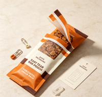 Sachet Doypack refermable personnalisé avec fenêtre transparente de qualité alimentaire pour l'emballage de fruits secs, noix, snacks et bonbons