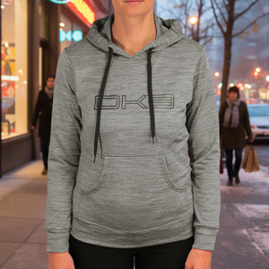 PULLOVER donna DKB/2 felpa con cappuccio di alta qualità Streetwear con cerniera Logo personalizzabile lunga lunghezza per la stagione invernale taglia XS - Product Image 3
