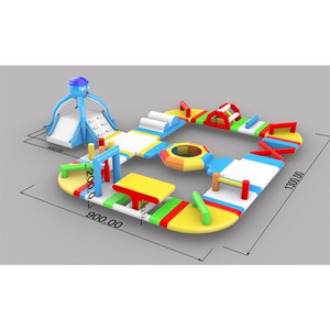 Parque Acuático Flotante Inflable Comercial con Obstáculos, Equipo de Playa con Material de PVC para Tobogán Exterior para Adultos, PARQUE ACUÁTICO Personalizable - Product Image 2