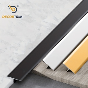 Decortrim <span class=keywords><strong>t</strong></span> Hình dạng Hợp kim nhôm gạch <span class=keywords><strong>TRIM</strong></span> góc trang trí kim loại cạnh cho sàn Cửa & <span class=keywords><strong>t</strong></span>ường - Product Image 4