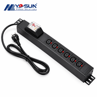 PDU intelligent monophasé 16A 230V personnalisé pour armoire réseau, destiné aux revendeurs industriels en Indonésie