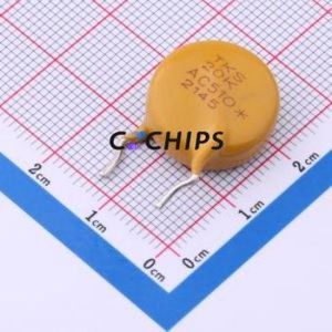 TVR20821KOUD4Y <b>Varistor</b> Through hole Component (THT),P=10mm Resistor 820V 1.355kV 670V 510V - Product Image 1