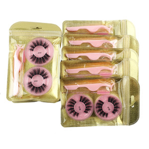 Vente en gros Kit professionnel de faux cils en vison 3D Extension de faux cils faits <span class=keywords><strong>à</strong></span> la main en rose avec brosse <span class=keywords><strong>pince</strong></span> <span class=keywords><strong>à</strong></span> <span class=keywords><strong>épiler</strong></span> Vegan <span class=keywords><strong>Prix</strong></span> moins cher - Product Image 4