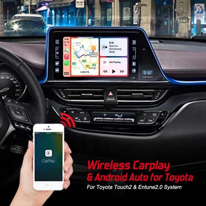 トヨタ車用ユニバーサルアップルカープレイアダプター無線カープレイ 