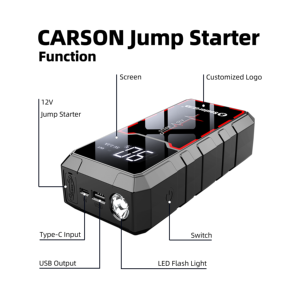 <span class=keywords><strong>Kit</strong></span> de Herramientas de Emergencia OEM/ODM <span class=keywords><strong>Carson</strong></span>, Arrancador de Coches, Banco de Energía de 12V, Arrancador de Baterías de Coche Portátil, Arrancador de Emergencia - Product Image 2