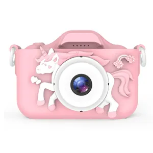 Toys Outdoor Photography 2 Inch Hd Screen Chargeable Digital Mini Camera Kids Cartoon Cute Camera For Child Birthday Gift