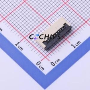 FC10-S08FCT-00 FFC/FPC Connector SMD,P=1mm,Horizontal Mount Connector Flip Cover Type Bottom Contact 8P 1mm - Product Image 1