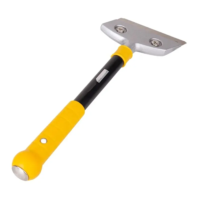 JIABOSHI tıraş bıçağı kazıyıcı aracı Metal zemin kazıyıcı ile 5 adet ekstra Metal bıçaklar, uzun sap boya kazıyıcı Ideal