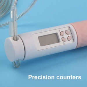 <span class=keywords><strong>Cuerda</strong></span> <span class=keywords><strong>de</strong></span> saltar <span class=keywords><strong>de</strong></span> conteo inteligente digital electrónica LED ejercicio profesional al por mayor para adultos - Product Image 3