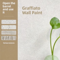 Peinture murale Graffiato, peinture murale intérieure, revêtement liquide acrylique respectueux de l'environnement, imperméable, anti-moisissure