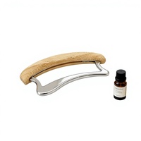 Couteau de massage en bois à manche en bois, outil professionnel de massage et de raclage musculaire pour les épaules et le corps, Dongguan