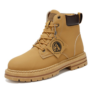 Chaussures de camouflage d'hiver pour hommes Bottes Martin chaudes et décontractées Bottes de désert en coton pour hommes - Product Image 1