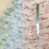Tissu jersey 100 % polyester imprimé floral, largeur 43/44 pouces, extensible, léger, 90 GSM, style décontracté, couleurs vives, trame pour robes.
