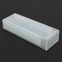 Microscope Slides Storage Box PP Material Slides Storage Box 5pieces for Storage of Microslides Laboratory Use