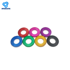 Rondelle phénolique colorée pour déchets, finition fer à cheval, Laerge M6, en élastomère, avec anneau de fixation, Rvs, rondelle biseautée, rondelle abondamment utilisée, rondelle - Product Image 4