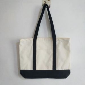 Custom Brand Print Logo Large Capacity <b>Tote</b> Bag Pocket Design Canvas Handbag for Women Lady Beach Casual Daily Fashion Dress - Product Image 6