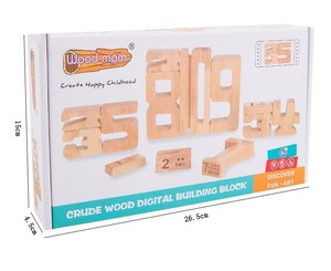 ชุดบล็อกไม้ตัวเลขสำหรับการศึกษาปฐมวัยแบบ<span class=keywords><strong>ม</strong></span>อนเตสซอรี่ ของเล่นเสริมพัฒนาการทางคณิตศาสตร์สำหรับเด็ก ขายส่ง - Product Image 2