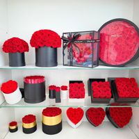 Bunga Mawar Awet Buatan Tangan Terlaris untuk Hari Valentine, Hadiah Lintas Negara Grosir, Berbagai Ukuran, Dapat Disesuaikan
