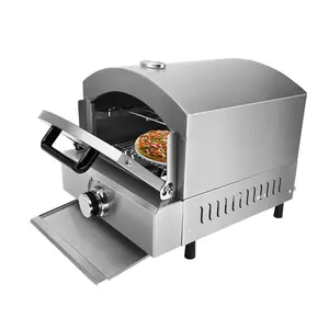Wholesale pizza oven 14 inch-2021 New Cheap Gas Fired Pizza Oven With 12 Inch Pizza Stone For Home Use