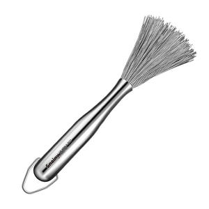 Brosse à vaisselle en silicone avec fil en acier inoxydable pour nettoyer les casseroles et les poêles, outil de cuisine domestique sans endommager la vaisselle - Product Image 1