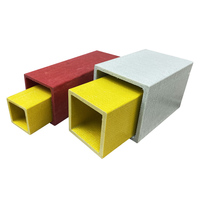 Profils pultrudés en PRF légers, tubes carrés structurels en PRF pultrudés