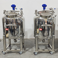 Machine à mélanger les détergents liquides de 50 à 1500 L, mélangeur de liquides en acier inoxydable à double enveloppe et chauffage électrique